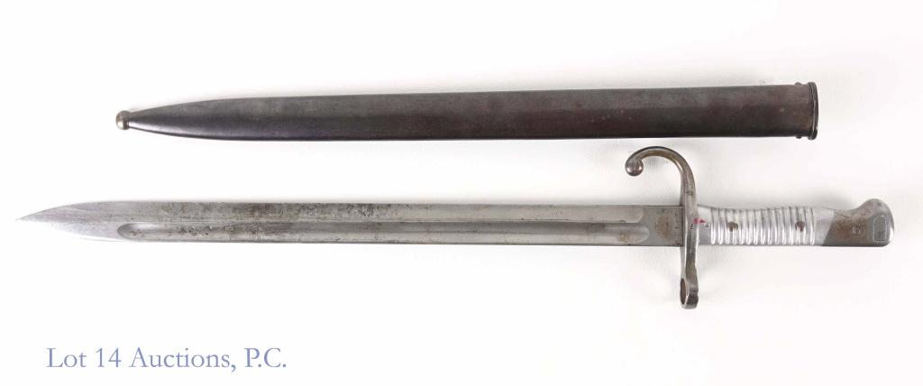 Argentine Mauser Bayonet: No. 5142. 1891 model. Weyersberg Kirschbaum & Co.