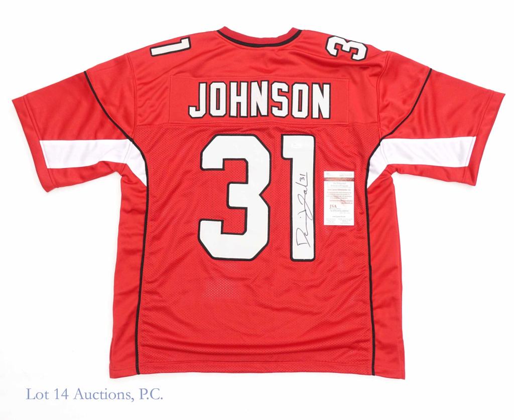 David Johnson Signed Football Jersey (JSA): Arizona Cardinals #31 XL, JSA certified.