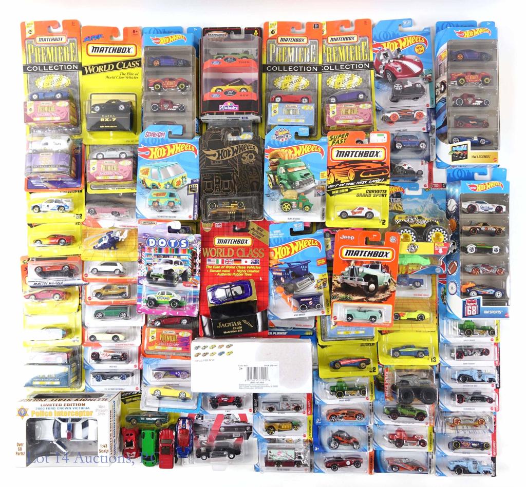 Matchbox & Hot Wheels Assortment: Most are individuals with a few packs. We noticed some fun cars like the Scooby Doo Mystery Machine, Aisle Driver, Buns of Steel, Hot Wheels Bone Shaker, 1948 Willys Jeepster, DOTS Volkswagen Beetle 4