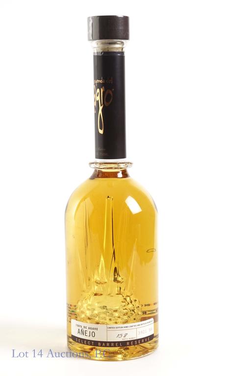 Milagro Reserve Anejo Tequila - Mexico: *** IF YOU MAY NEED SHIPPING, PLEASE CALL US BEFORE BIDDING ON BOTTLES! 847-625-0555. *** 40%, 750ml and sealed. Bottle #158.