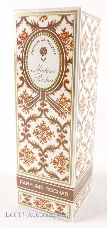 1970s Madame Rochas Parfume / Perfume: No. 09.9004. Sealed in box.
