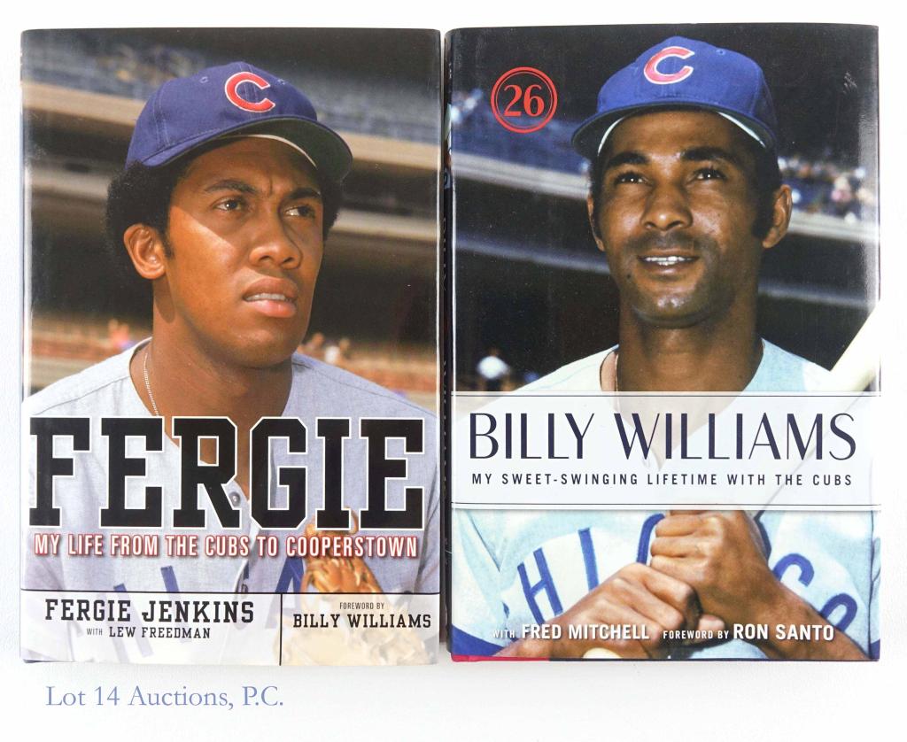 Signed Billy Williams & Fergie Jenkins Books: Signed Billy Williams & Fergie Jenkins Books. If you're a Cubs fan here's your chance to own autographed books from two Chicago greats! No COA.