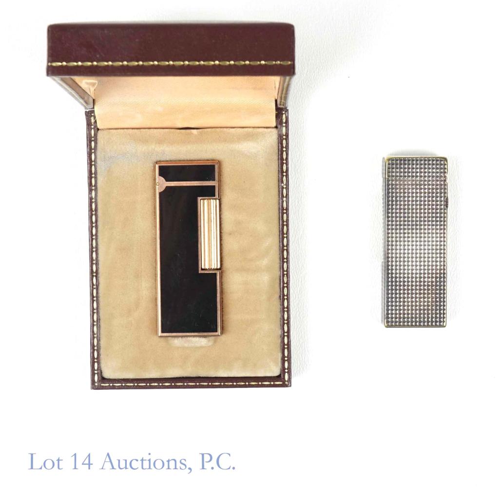 Vintage Dunhill Lighters (2 Total): Vintage Dunhill Lighters (2 Total)