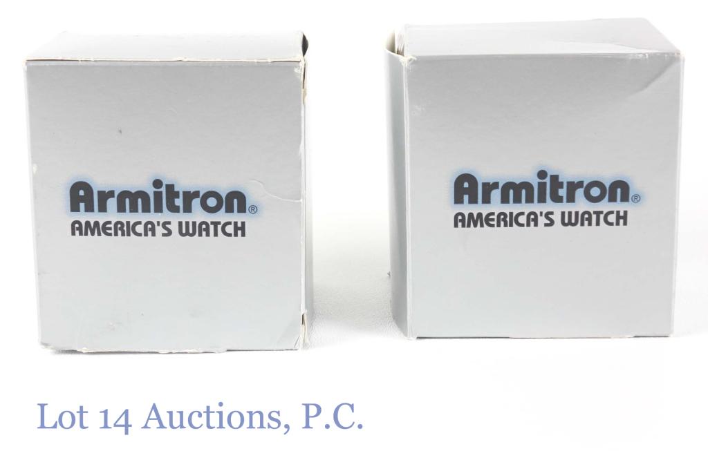 Armitron Watches (2): 20/1165YLN. One model unknown. New old stock.