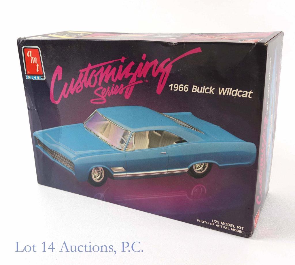 1966 Buick Wildcat Model Car: However box is dated **1986 ERTL AMT Model Car.** Customizing series. All pieces includes. Not built. With all stickers.