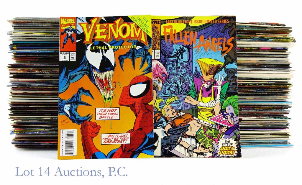 Marvel (MCU) Comics Lot (A) (29lbs+): Marvel (MCU) Comics Lot (A) (29lbs+). Features issues of Black Axe, Morbius, Venom, Doom, Spellbound, Foolkiller, Marvel Saga, DP7, Daredevil, GI Joe, Alpha Flight, The Punisher, Nomad, Justice & The 