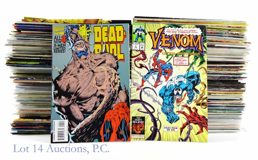 Marvel (MCU) Comics Lot (B) (32lbs+): Marvel (MCU) Comics Lot (B) (32lbs+). Features issues of Venom, Marvel Universe, Morbius, Death's Head, GI Joe, MERC, The Nam, DP7, Alpha Flight, Doom, Power Pack, The Comet Man, Black Axe & Daredevil