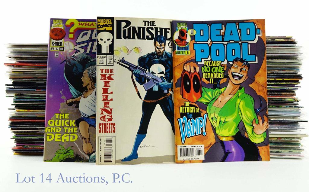 Marvel (MCU) Comics Lot (C) (27lbs+): Marvel (MCU) Comics Lot (C) (27lbs+). Features issues of Venom, Deadpool, The Avengers, The Incredible Hulk, Captain America, Alpha Flight, The Fantastic Four, The Punisher, The Nam, Ghost Rider & Mor