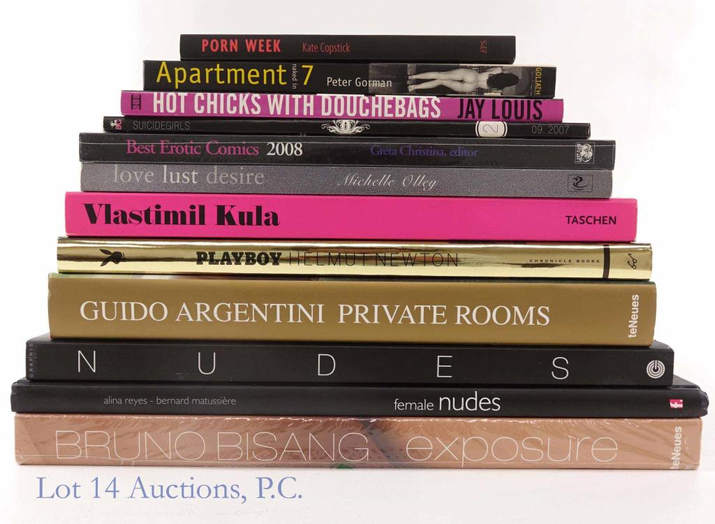 Erotica Art Books (12) - Adult: Assortment of sex / erotica books / coffee table books. Most are hardcover books, some paperback. All appear to be in good condition and some are sealed in their original plastic packaging. 12 in tota