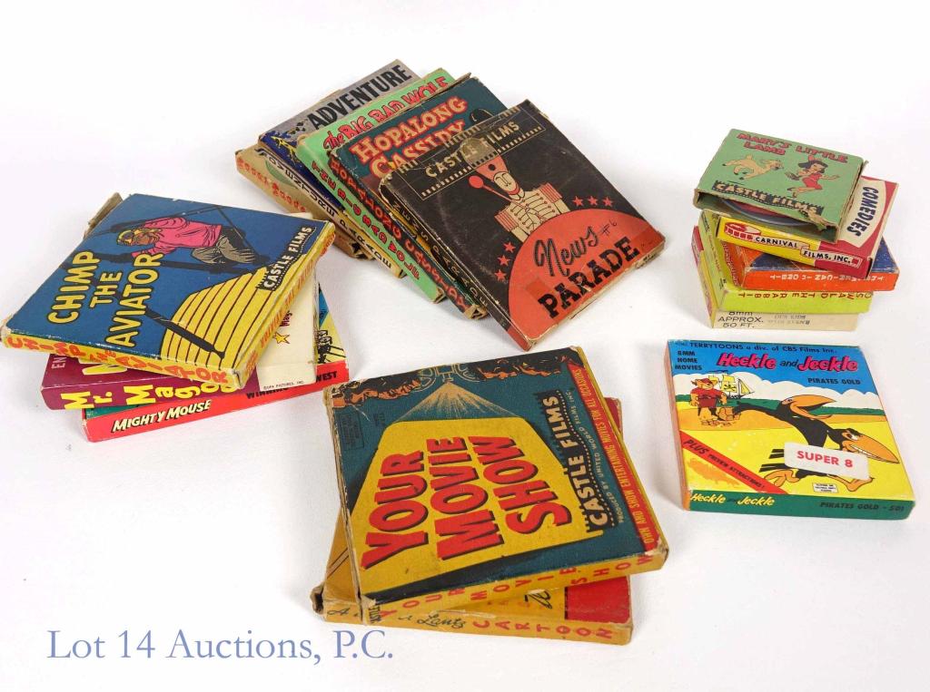 Classic 8mm Films (16): Heckle and Jeckle in Pirate's Gold ** Woody Woodpecker in Gate Crasher ** Mighty Mouse in Winning the West ** Mr. Magoo Meets McBoing Boing ** Oswald the Rabbit in Rabbit Hunt ** The Big Bad Wolf ** M