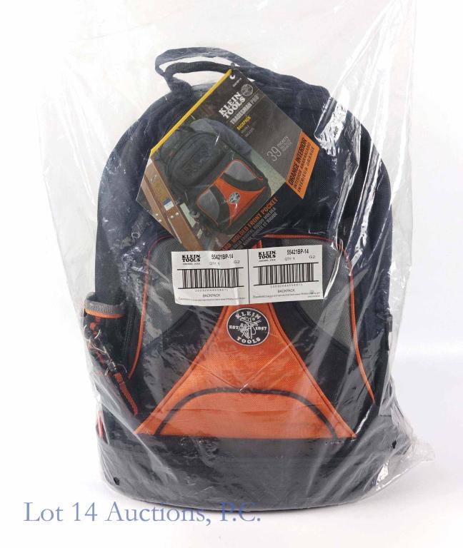 Klein Tools Backpack: Klein Tools Tradesman Pro Backpack, Brand new/unused w/ tags & bag