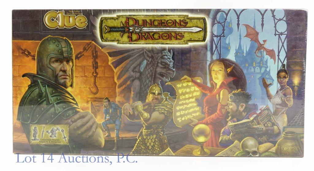 Dungeons & Dragons Clue Board Game (Sealed): Dungeons & Dragons Clue Board Game (Sealed). Made by Hasbro in 2001.
