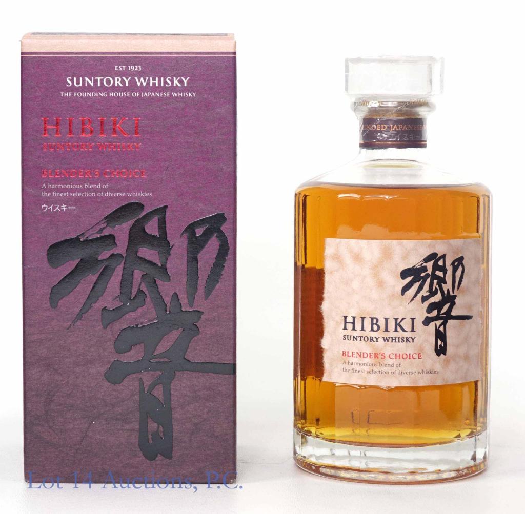 Suntory Hibiki Whisky - Blender's Choice - Japan: Suntory Hibiki whisky - Blender's Choice. 43% ABV. 700 ml. Full and sealed. In original box exclusively available in Japan. A Japan only release. Launched on 4 September 2018, Hibiki Blender’s Choic