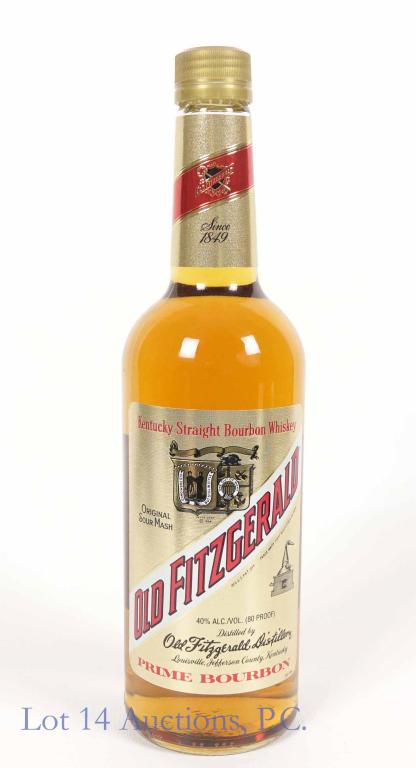 2017? Old Fitzgerald Prime Bourbon: *** IF YOU MAY NEED SHIPPING, PLEASE CALL US BEFORE BIDDING ON BOTTLES! 847-625-0555. *** Old Fitzgerald Kentucky straight bourbon prime whiskey. 80 proof. 750 ml. Full & sealed. Per consigner, 2017.