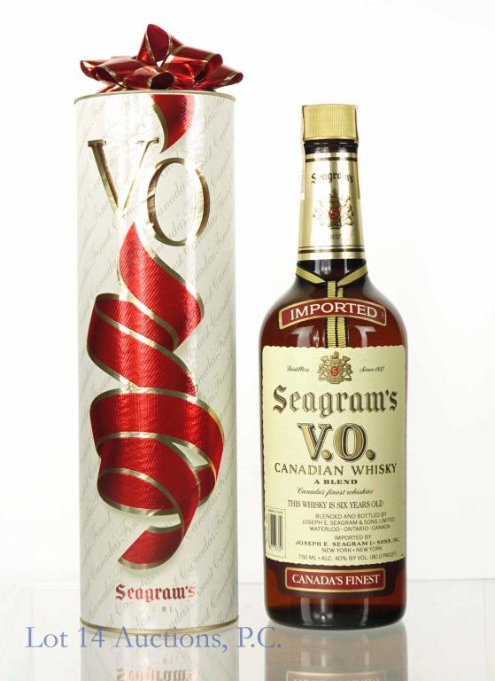 1986 Seagram's Vo Canadian Whisky 6 Yrs. Old