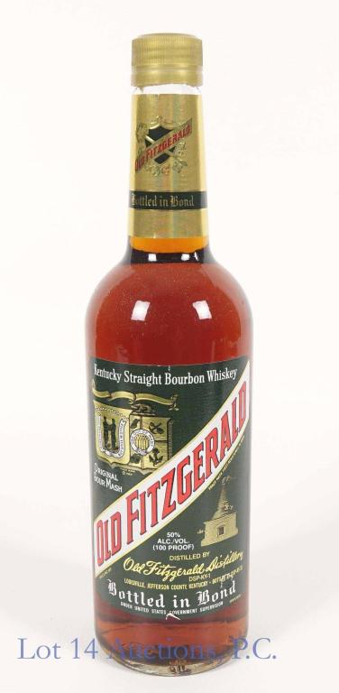 2017? Old Fitzgerald Prime Bourbon: *** IF YOU MAY NEED SHIPPING, PLEASE CALL US BEFORE BIDDING ON BOTTLES! 847-625-0555. *** Old Fitzgerald Kentucky straight bourbon prime whiskey. 80 proof. 750 ml. Full & sealed. Per consigner, 2017.