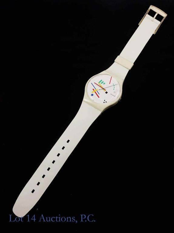 Vintage 1980s Swatch Maxi “sir Swatch” Wall Clock