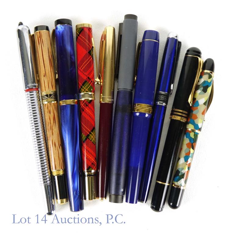 Ten (10) Fountain Pens (1 of 8)