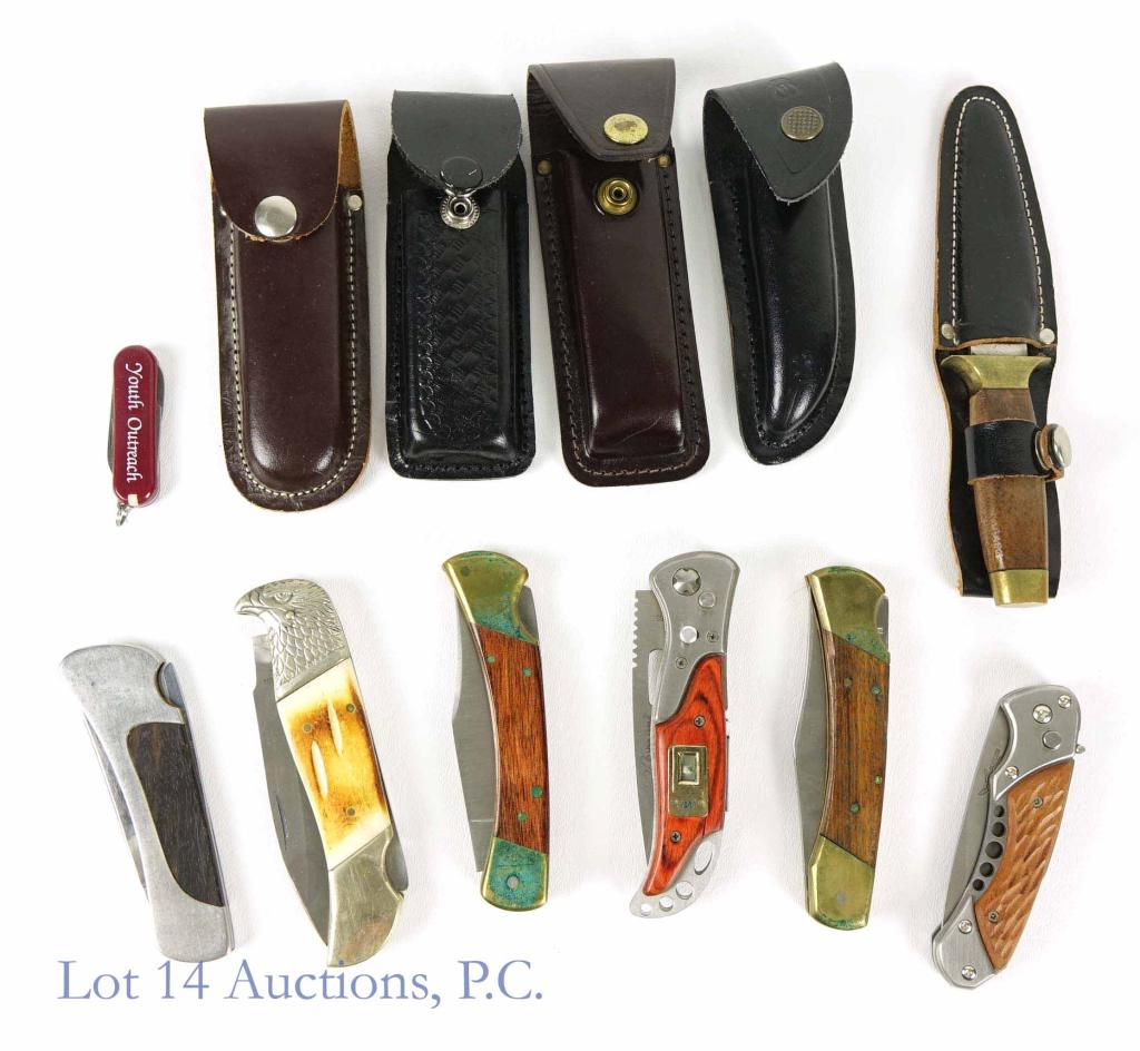 Folding (7) and Hunting (1) Knives (1 of 7)