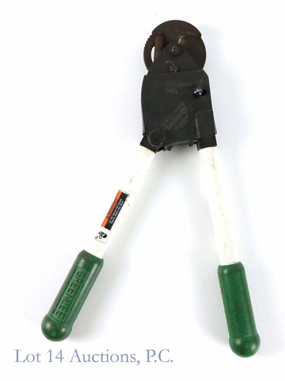 Greenlee Model 754 Ratcheting Cable Cutter Tool (1 of 6)