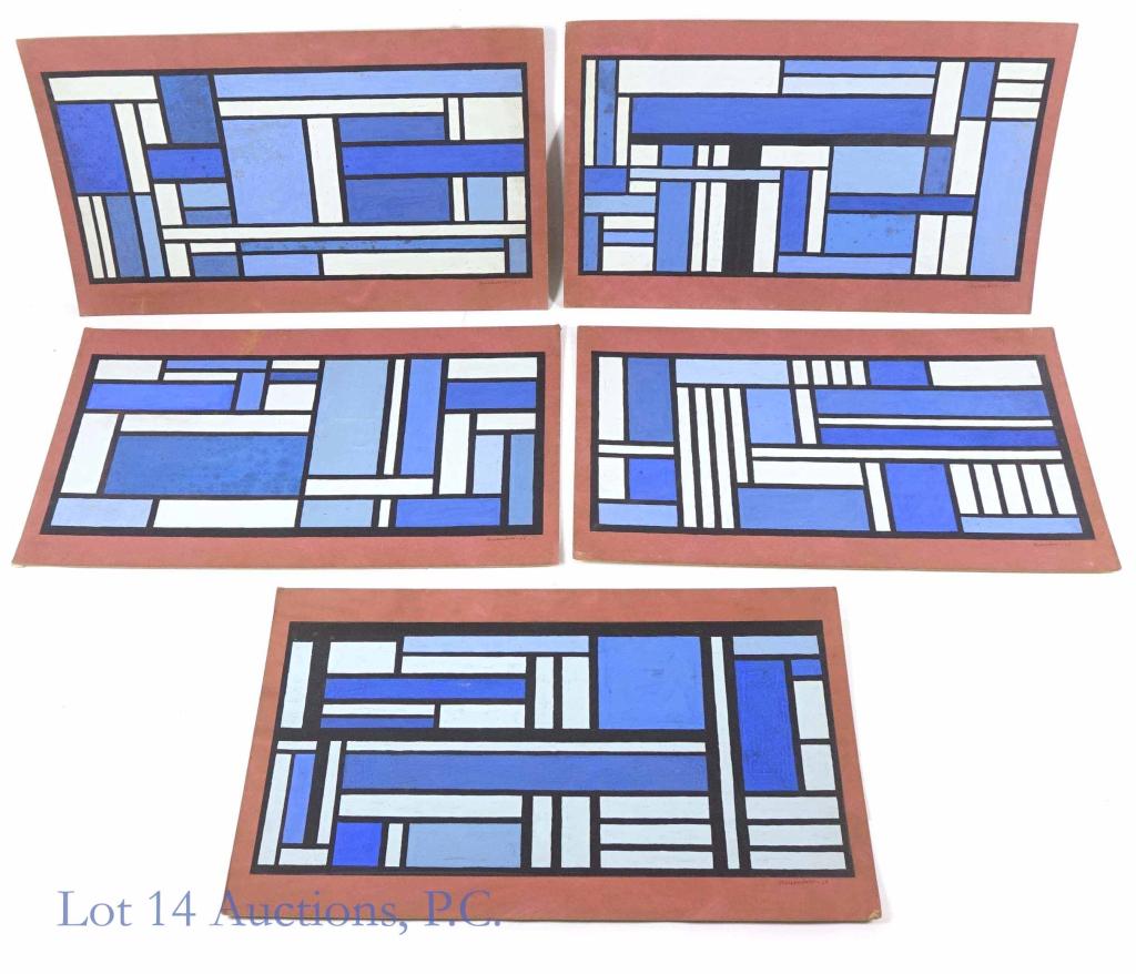 Rudolph Weisenborn (1881-1974) Pentaptych (1 of 13)