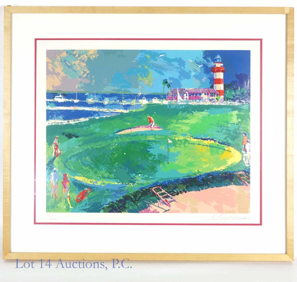 LeRoy Neiman (1921-2012) 18th Hole at Harbour Town (1 of 6)