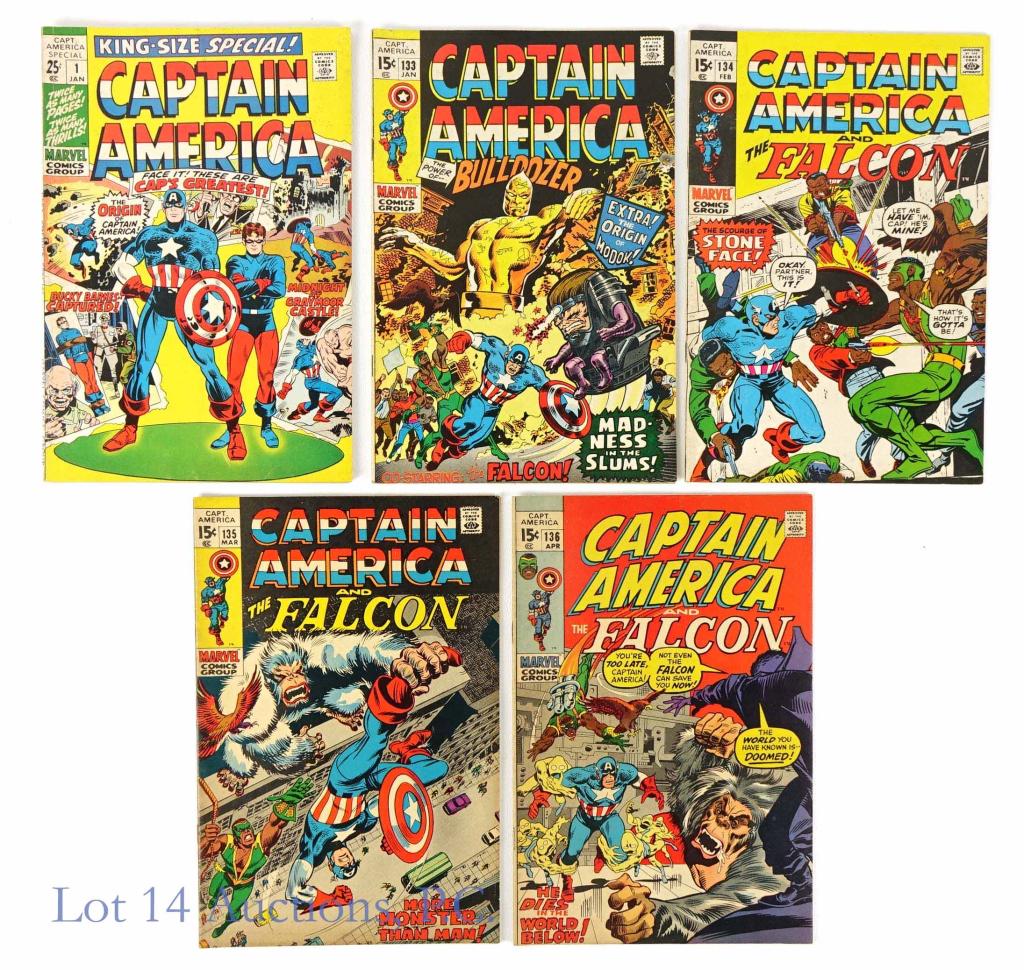 Marvel Comics Group Captain America #133-136 (5) (1 of 7)