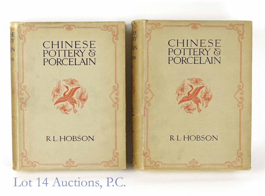 R. L. Hobson, "Chinese Pottery & Porcelain" Books (1 of 9)