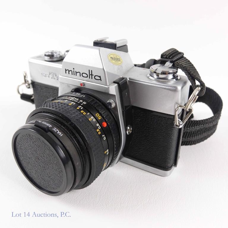 Minolta SRT 201 35mm Film SLR Camera (1 of 6)