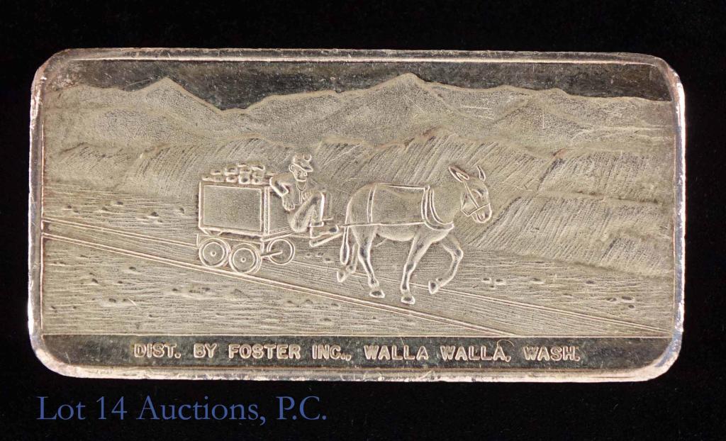 1969 Day Mines / Foster Inc 3 ozt Silver Bar (1 of 6)