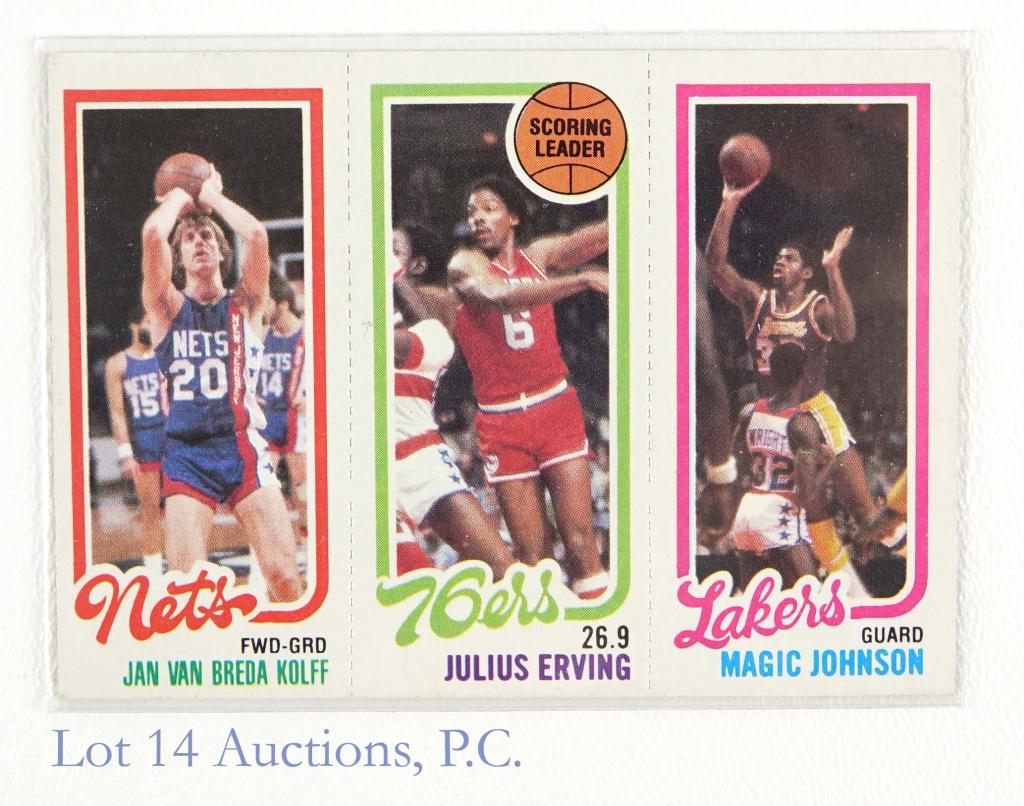 1980-81 Topps #139 Magic Johnson NBA Rookie Card (1 of 4)