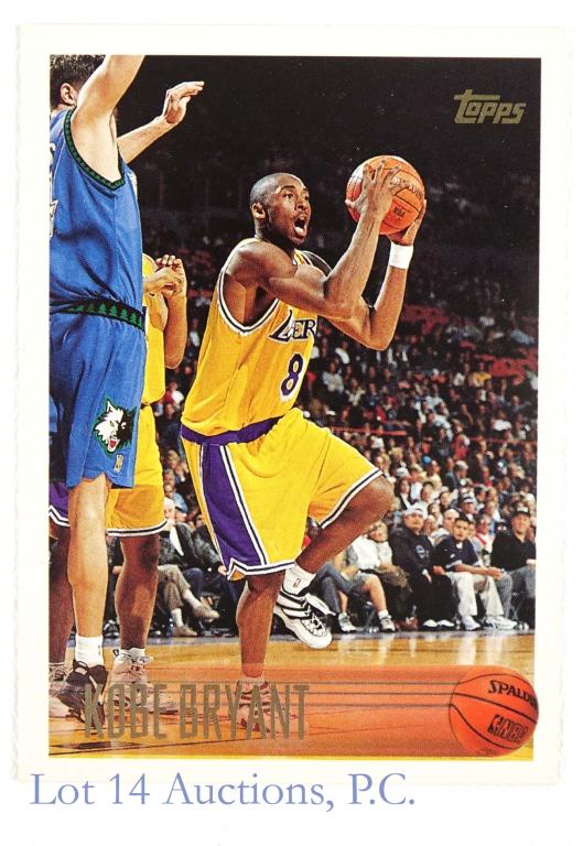 1996 Topps #138 Kobe Bryant NBA Rookie Card (1 of 3)