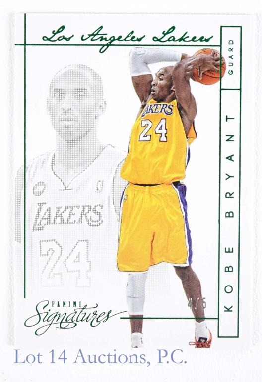 2013-14 Panini Signatures #5 Kobe Bryant (4/5) (1 of 3)