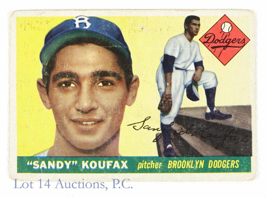 1955 Topps #123 Sandy Koufax Rookie Card (1 of 5)