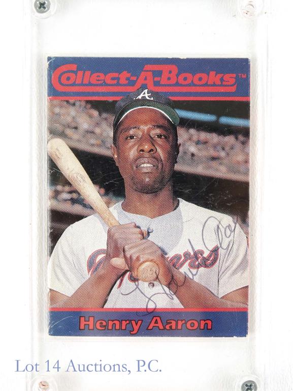 Hank Aaron Baseball Card (Autograph / Signed) (1 of 5)