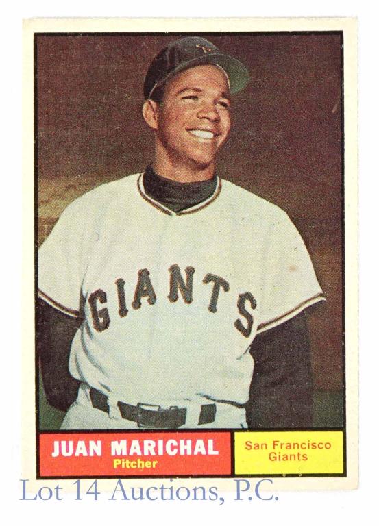 1961 Topps #417 Juan Marichal Rookie Card (1 of 4)
