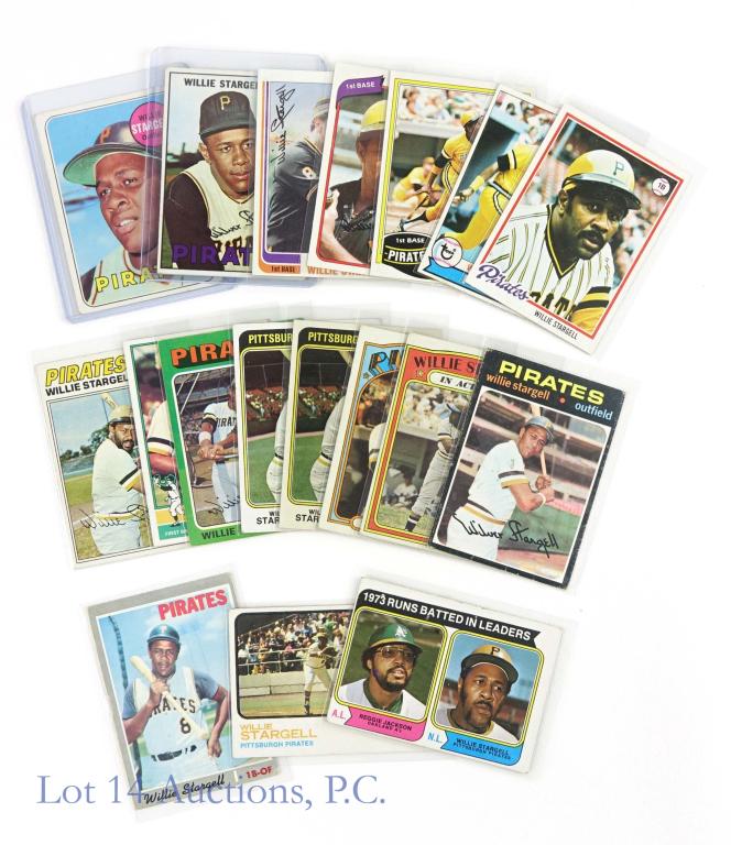 1967-1982 Topps Willie Stargell Baseball Cards (1 of 5)