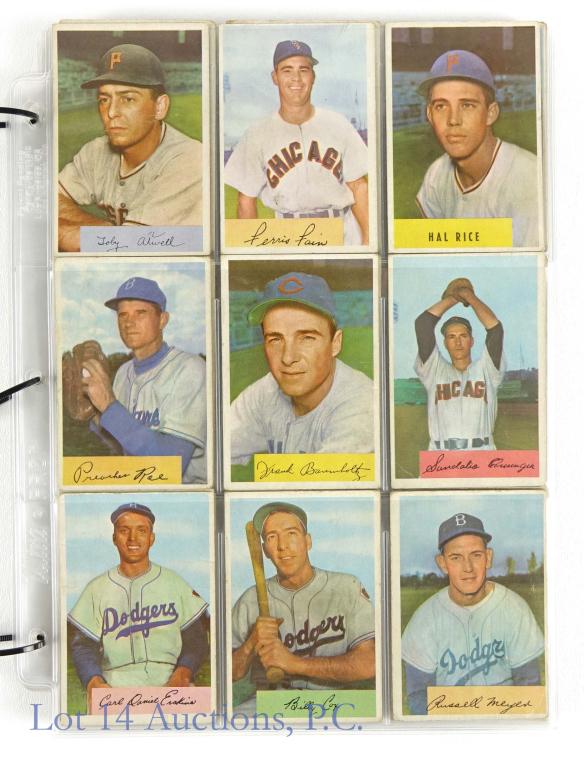1954 Bowman MLB Baseball Cards (119) (Partial Set) (1 of 20)