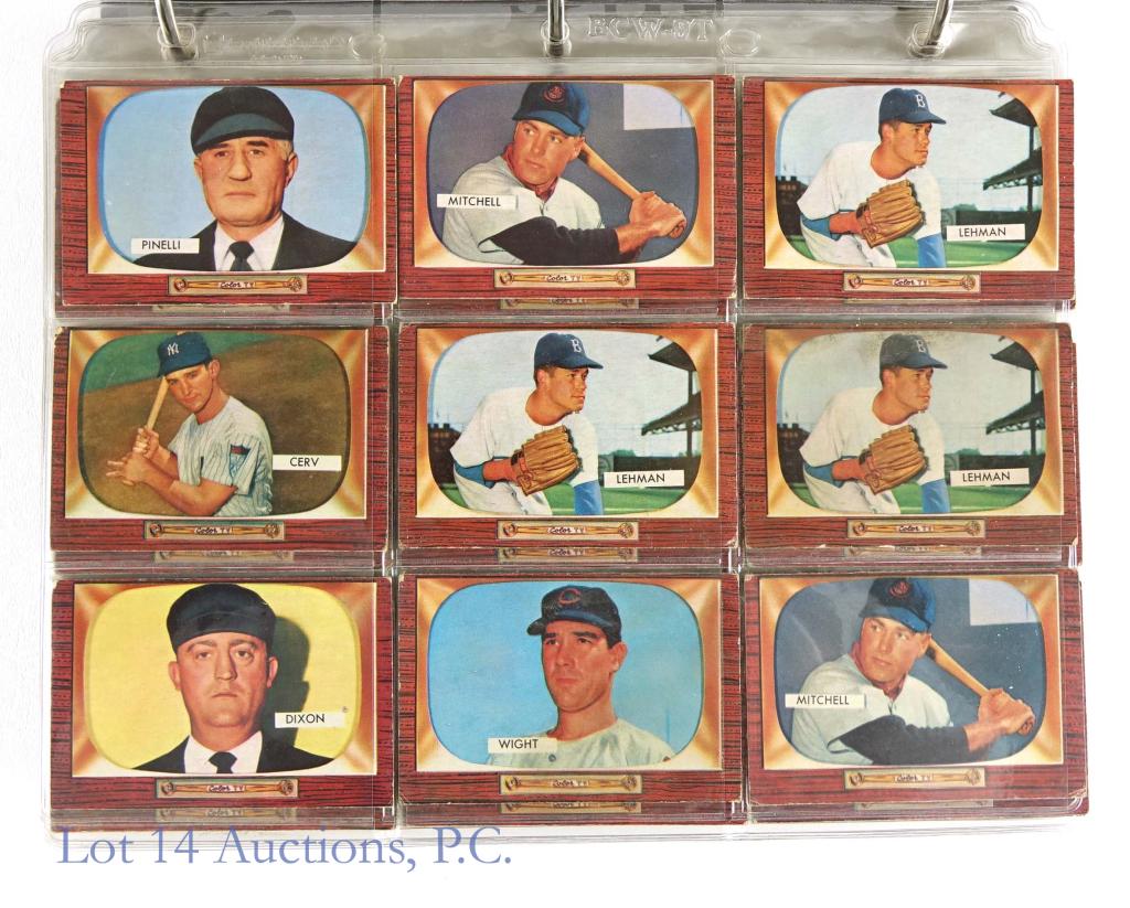 1955 Bowman MLB Baseball Cards (343) (Partial Set) (1 of 9)