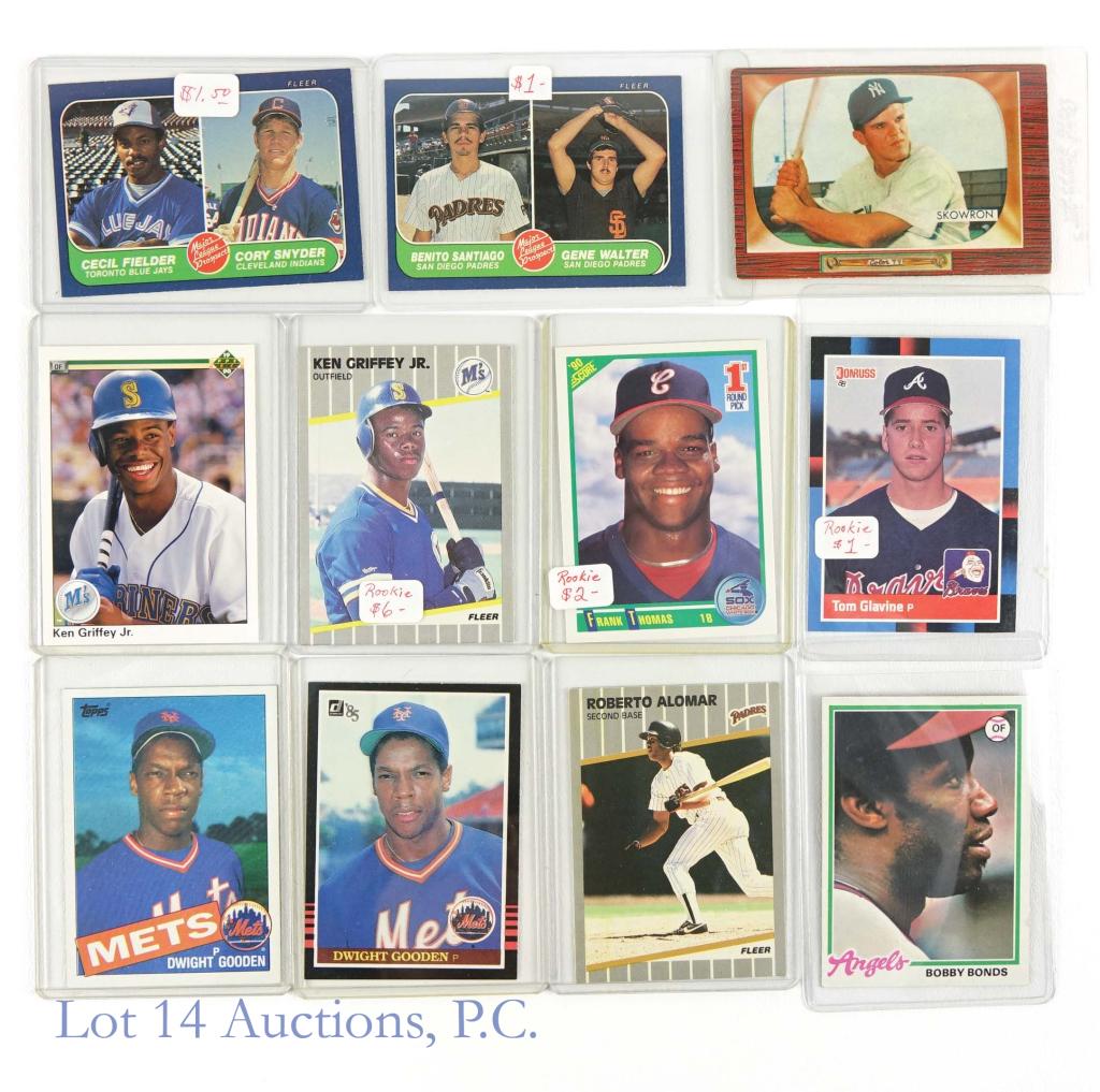 1955-1990 Topps / Fleer Baseball Cards (150+) (1 of 8)