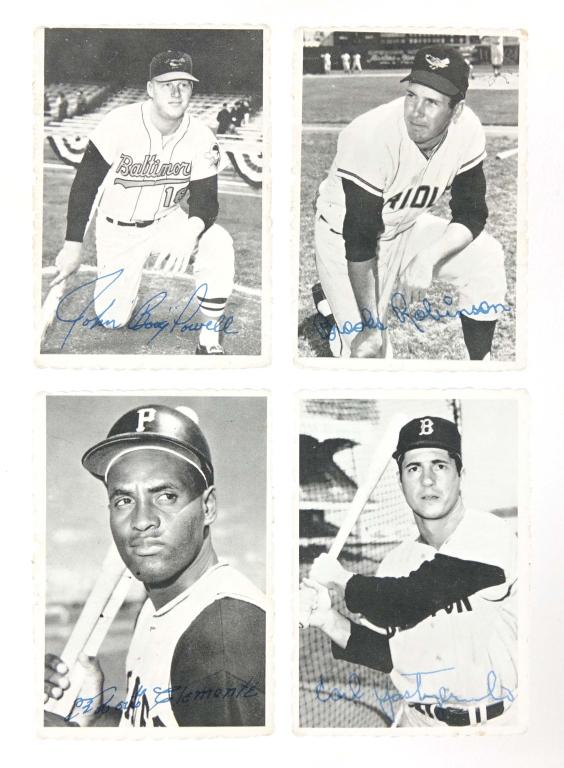 1969 Topps Deckle Edge Baseball Cards (HOF) (4) (1 of 9)