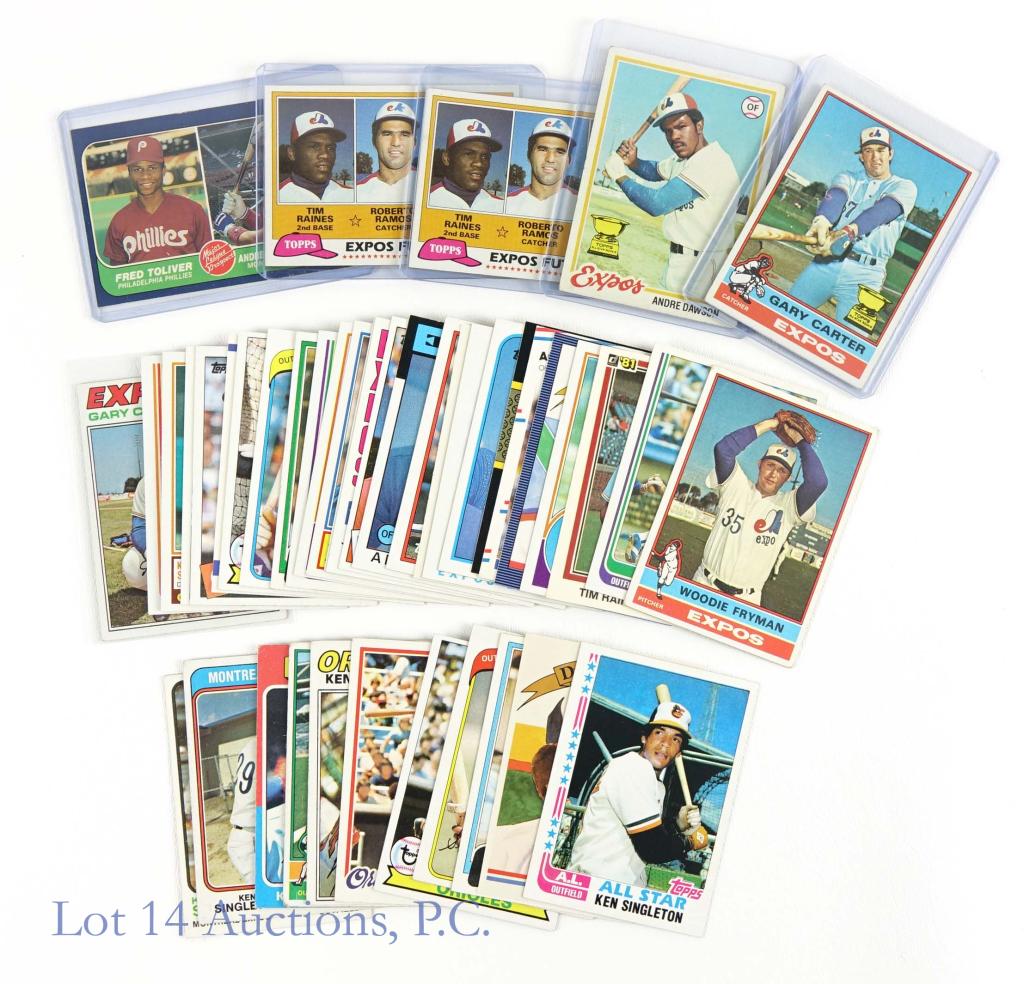 1973-1988 Topps Montreal Expos Baseball Cards (RC) (1 of 6)