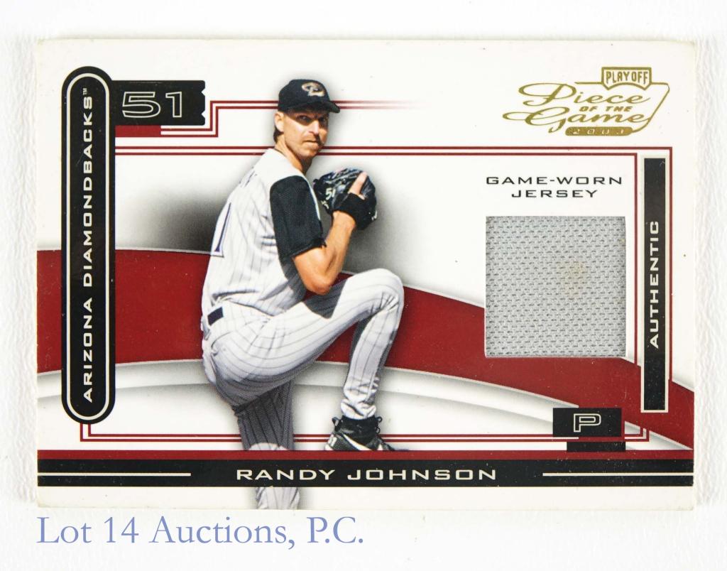 2003 Playoff Randy Johnson Jersey Relic Card (1 of 3)