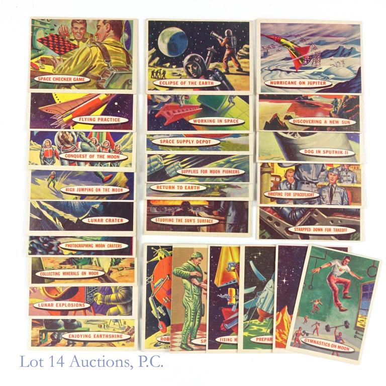 1957 Topps Target: Moon Trading Cards (26) (1 of 9)