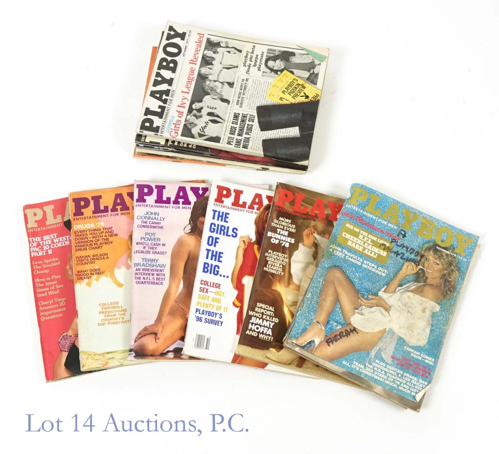 1978 - 1996 Playboy Adult Men's Magazines (11): Eleven Playboy magazines. All 1978-1996. See pictures!