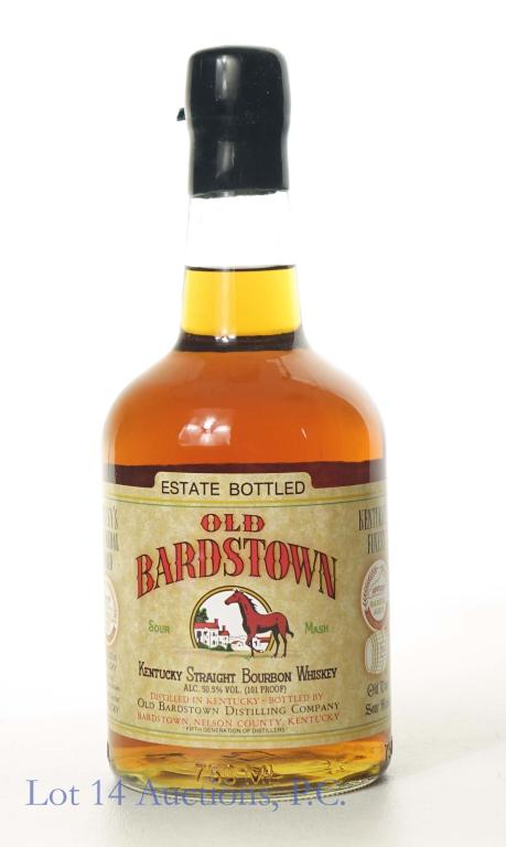 2014/15 Old Bardstown Sour Mash Bourbon, Wax Seal: *** IF YOU MAY NEED SHIPPING, PLEASE CALL US BEFORE BIDDING ON BOTTLES! 847-625-0555. *** Kentucky Straight Bourbon. 101 proof, 750ml.