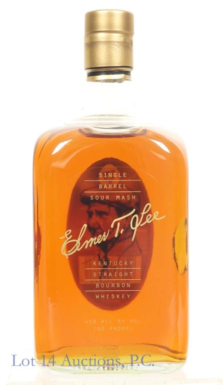2012 Elmer T. Lee Gold Foil Sour Mash Str. Bourbon: *** IF YOU MAY NEED SHIPPING, PLEASE CALL US BEFORE BIDDING ON BOTTLES! 847-625-0555. *** Elmer T. Lee Single Barrel Sour Mash Kentucky Straight Bourbon Whiskey. This is the release which immediately