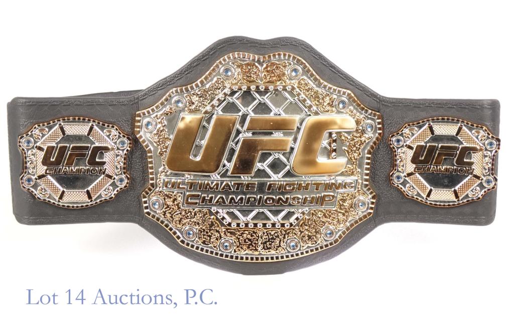 Ken Shamrock Royce Gracie Signed UFC Belt (PSA): Ken Shamrock Royce Gracie Autographed UFC Belt (PSA DNA COA). This belt in many ways represents the beginning of a new era in Mixed Martial Arts. In 1993 the UFC was founded and held its first event, 
