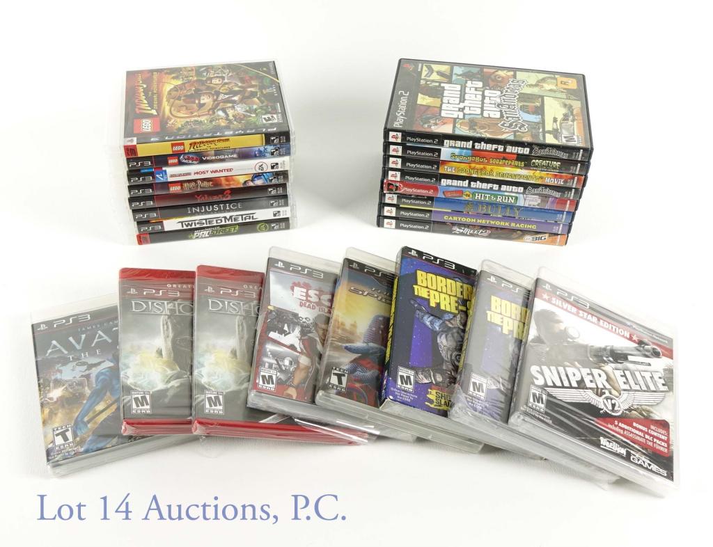 PS3 & PS2 Video Games (24) (1 of 6)