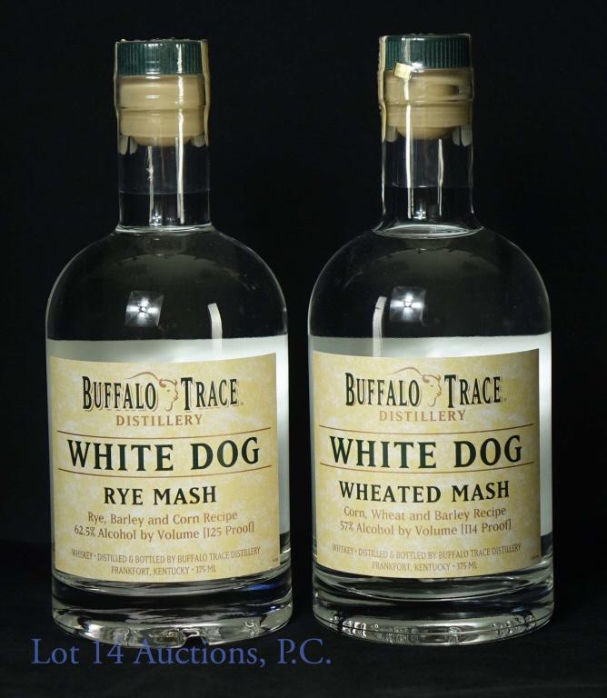 Buffalo Trace White Dog (2) Wheated and Rye Whisky Mar 09, 2023 Lot